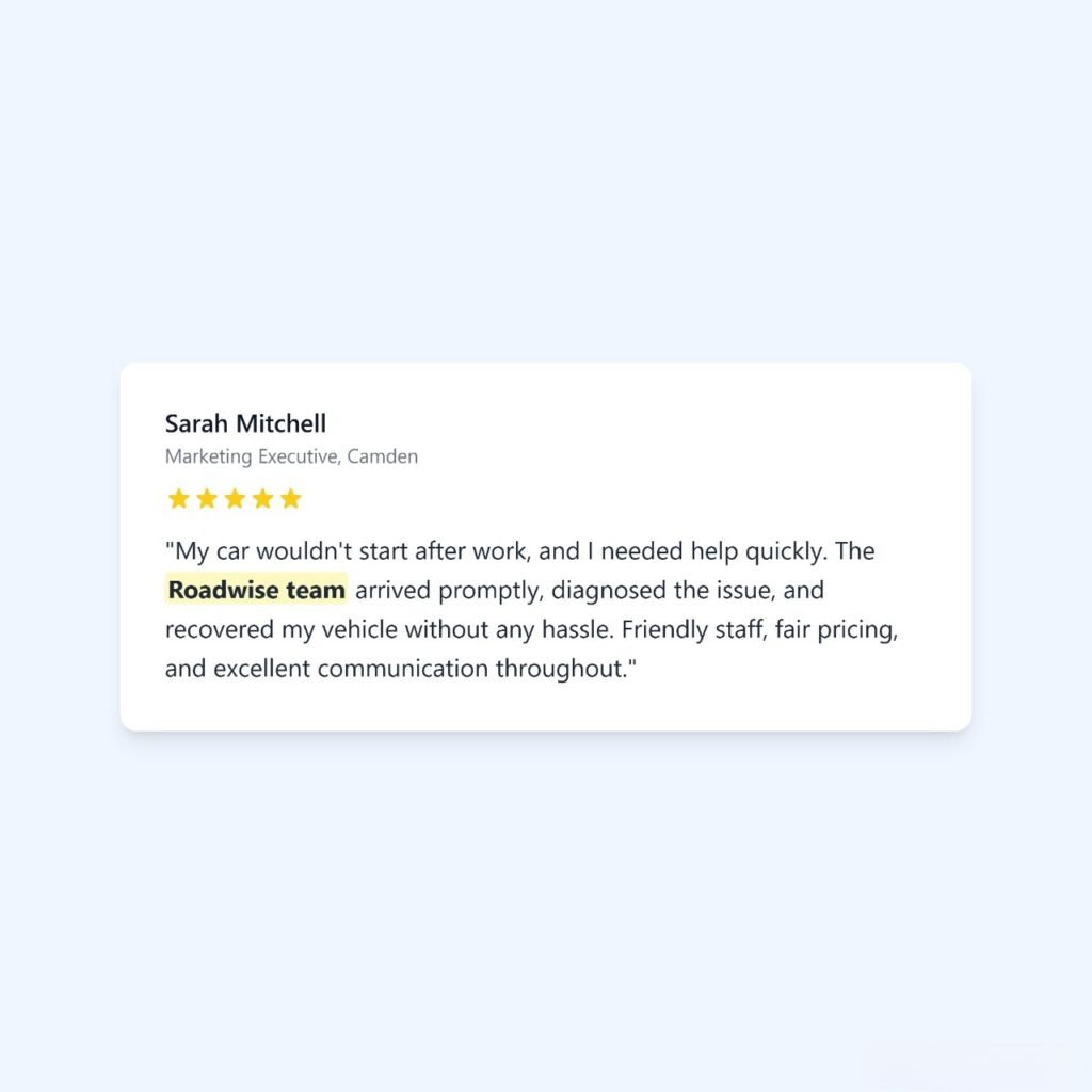 Roadwise Breakdown Recovery Reviews